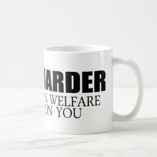 Taza De Café Trabaje más difícilmente porque dependen millones
