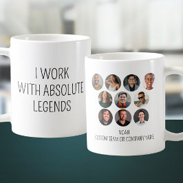 Taza De Café Trabajo Con Leyendas Absolutas 10 Equipo De Oficin