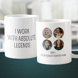 Taza De Café Trabajo Con Leyendas Absolutas 4 Equipo De Oficina