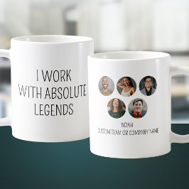 Taza De Café Trabajo Con Leyendas Absolutas 5 Equipo De Oficina
