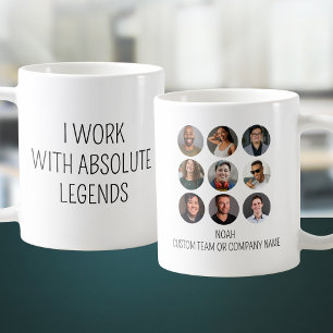 Taza De Café Trabajo Con Leyendas Absolutas 9 Equipo De Oficina