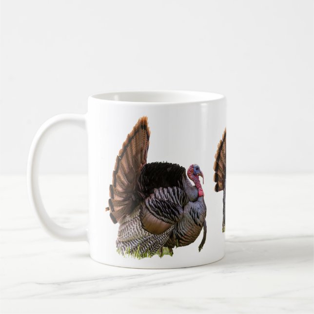 Taza De Café Trabajo Con Pavos (Izquierda)