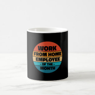 Taza De Café Trabajo De Empleado Doméstico - Gracioso Retro