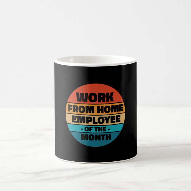 Taza De Café Trabajo De Empleado Doméstico - Gracioso Retro (Centro)