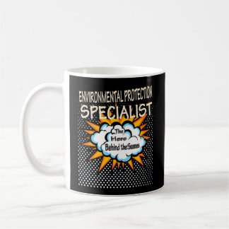 Taza De Café Trabajo de Hero Especialista en Protección Ambient