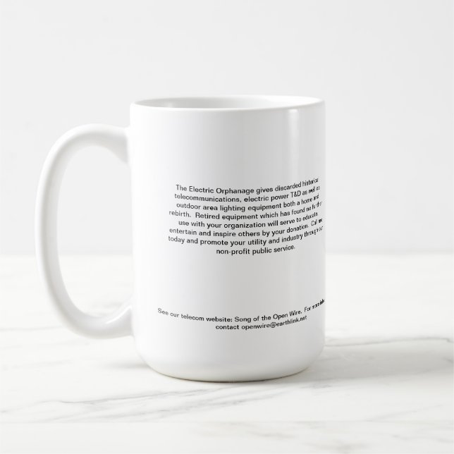 Taza De Café "Trabajo de nieve " (Izquierda)