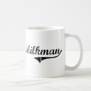 Taza De Café Trabajo del profesional del lechero