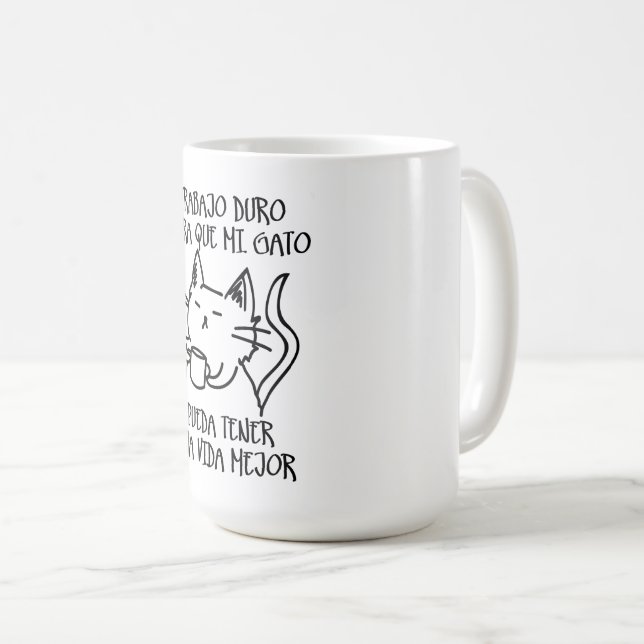 Taza De Café Trabajo duro (Anverso derecho)