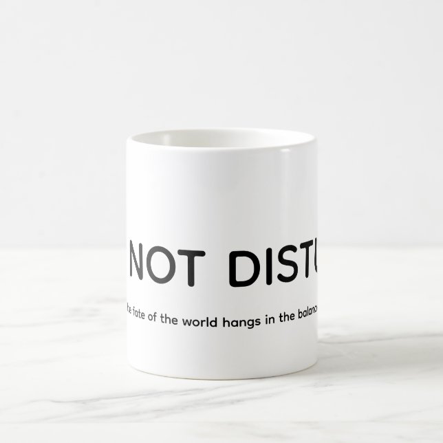 Taza De Café Trabajo duro  (Centro)