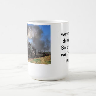 Taza De Café Trabajo el tren duro 00 del vapor