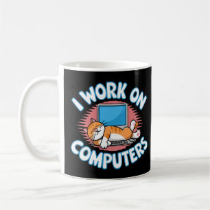 Taza De Café trabajo en computadora