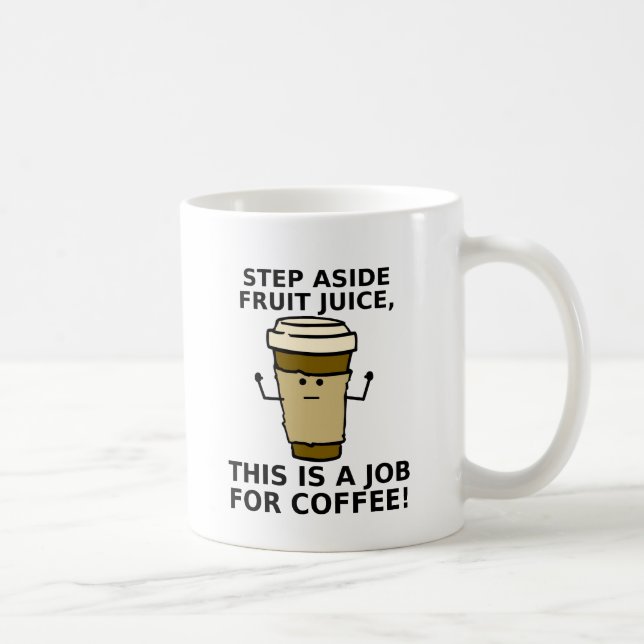 Taza De Café Trabajo para café taza divertida (Derecha)