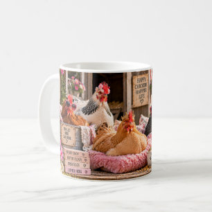 Taza De Café Trabajo Para Que Mis Gallinas Tengan Cosas Bonitas