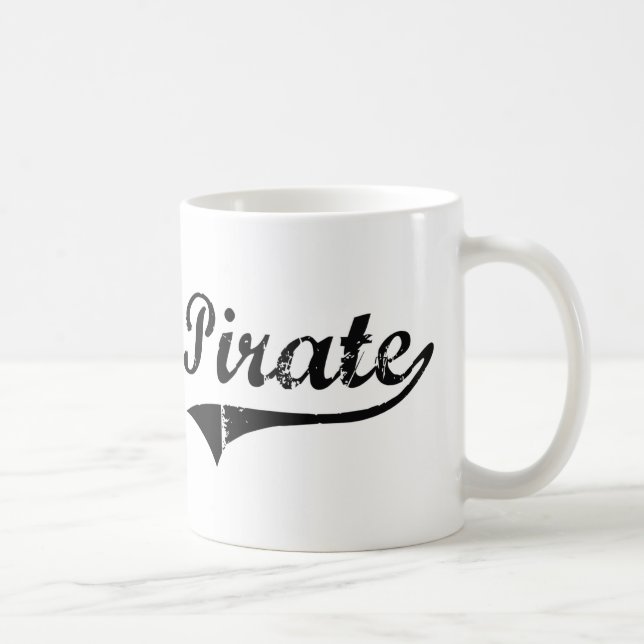 Taza De Café Trabajo profesional pirata (Derecha)