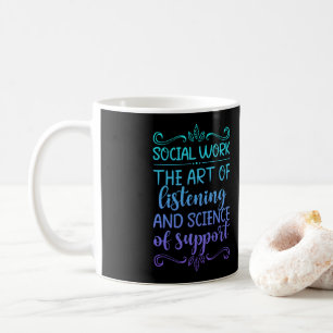 Taza De Café Trabajo Social De Los Trabajadores Sociales El Art