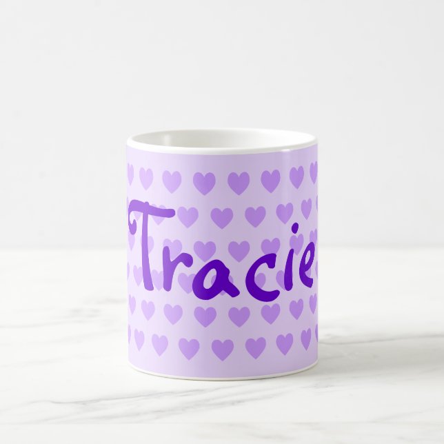 Taza De Café Tracia en morado (Centro)