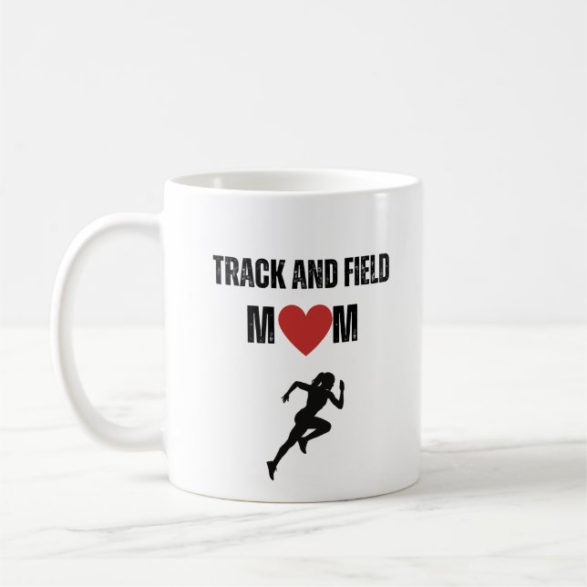 Taza De Café Track and Field Mom (Izquierda)