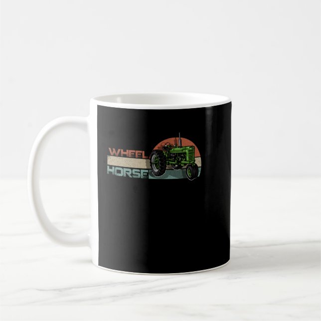 Taza De Café Tractor de jardín de ruedas (Izquierda)