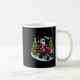 Taza De Café Tractor de Navidad Santa Granja Camión Hombres Niñ