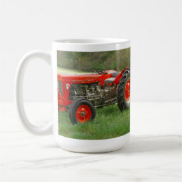 Taza De Café Tractor rojo
