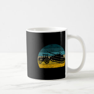 Taza De Café Tractor Ucraniano Apoya a Ucrania Mantente con Ucr