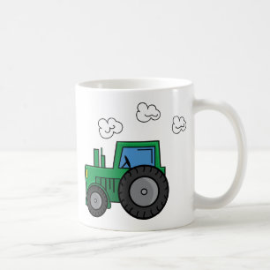 Taza De Café Tractor verde