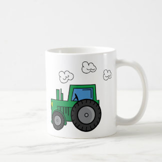 Taza De Café Tractor verde