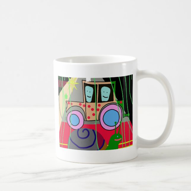 Taza De Café Tractor y caracol (Derecha)