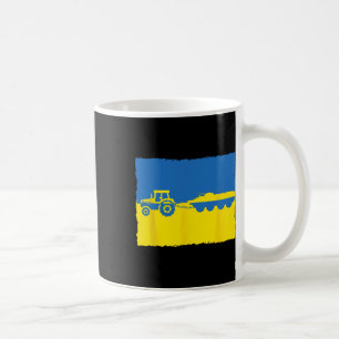 Taza De Café Tractorista ucraniano gracioso roba un tanque ruso