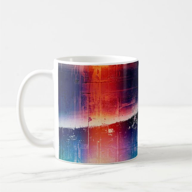 Taza De Café Traditional grunge background, scratched texture w (Izquierda)