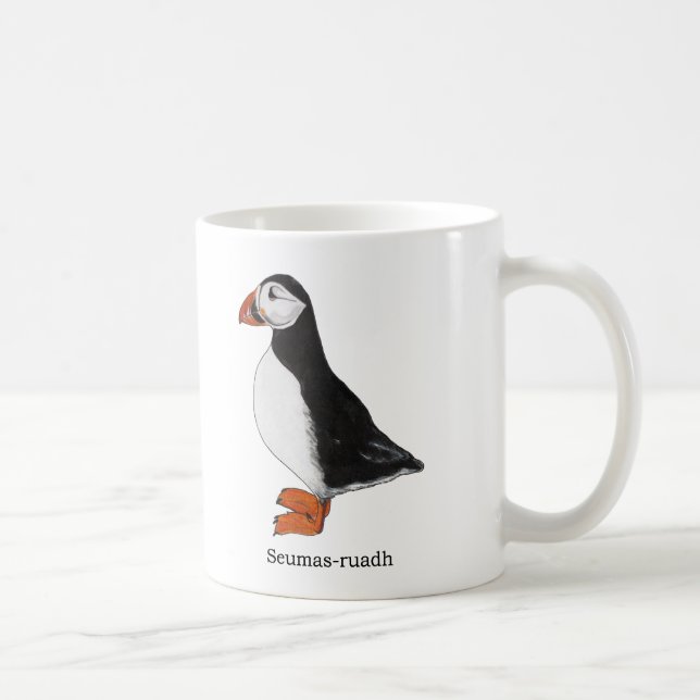 Taza De Café traducción al gaélico escocés de puffin / Seumas-r (Derecha)