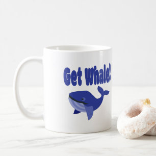 Taza De Café Trae Ballena, Pun Gracioso