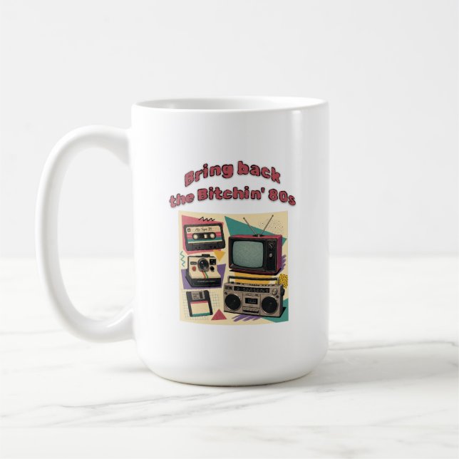 Taza De Café Traer de vuelta los increíbles 80 - retro (Izquierda)