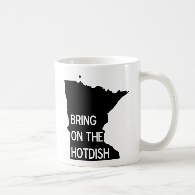 Taza De Café Traer el café picante Funny Minnesota Mug (Derecha)