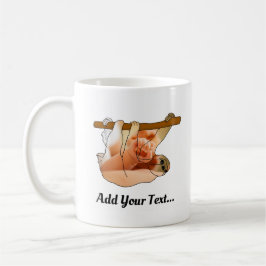 Taza De Café Tragamonedas Cutas Colgando En | Añadir su foto y 