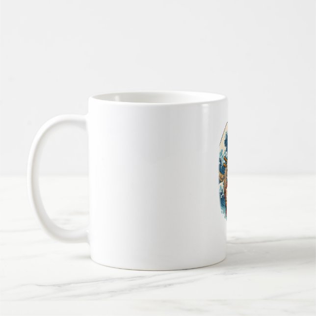 Taza De Café Tragedia de Ramen japonés (Izquierda)