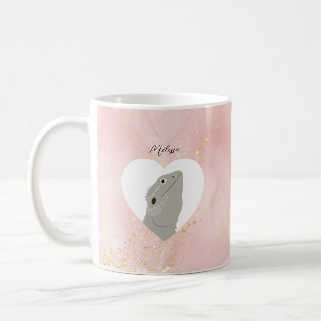 Taza De Café Tragón de dragón con barba (Izquierda)