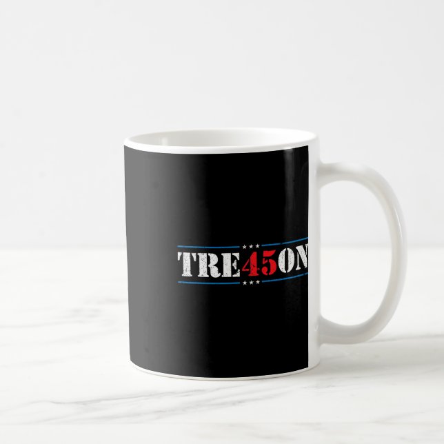 Taza De Café Traición 45 Elección 2020 Regalo demócrata contra  (Derecha)