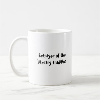 Taza De Café traidor zurdo del literario…
