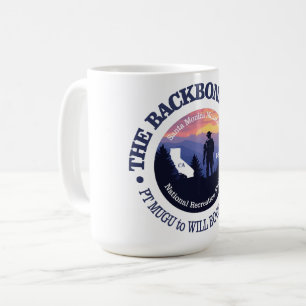 Taza De Café Trail de la espina dorsal (rd2)