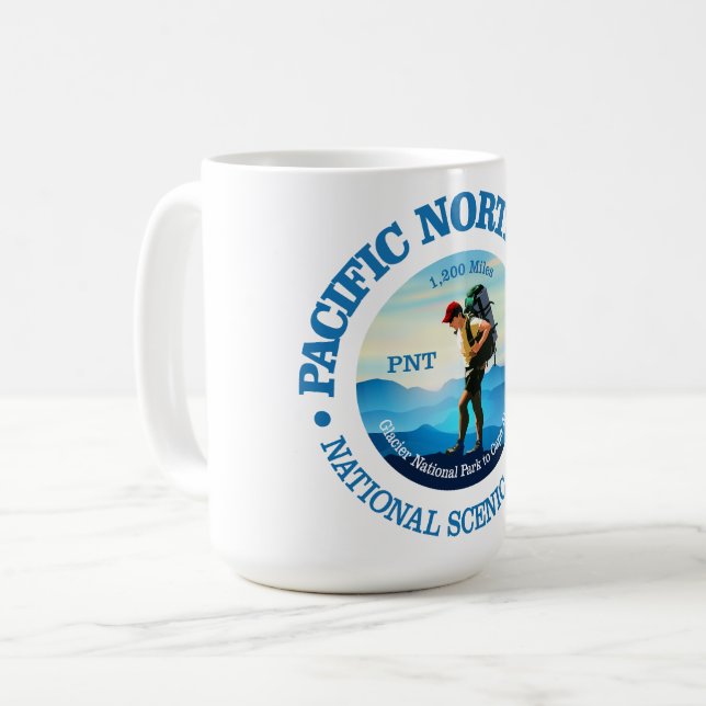 Taza De Café Trail del noroeste del Pacífico (C) (Anverso izquierdo)