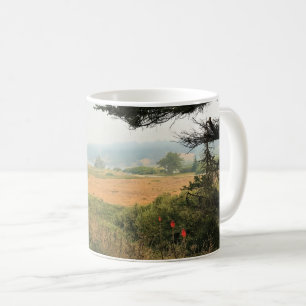 Taza De Café Trail fluvial en Cabo Blanco, Costa de Oregón