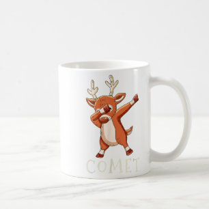 Taza De Café Traje a juego para familia de renos de Santa Comet