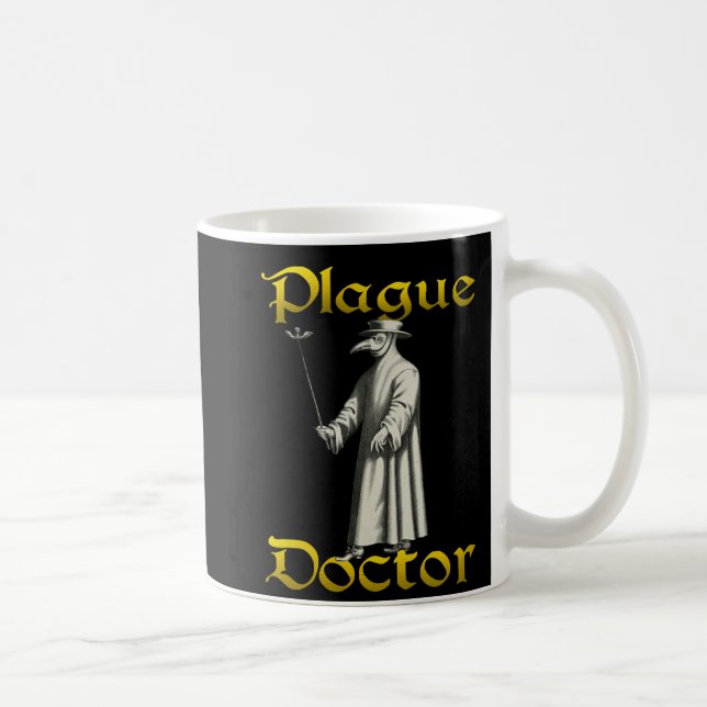 Taza De Café Traje Beak De Médica Europeo De La Plaga (Derecha)