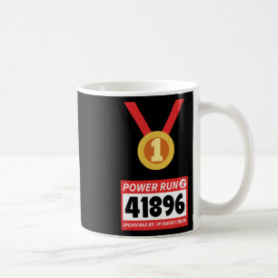 Taza De Café Traje de corredor medio maratón de Halloween 1