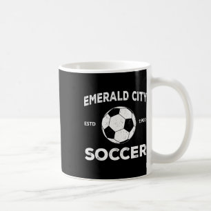 Taza De Café Traje de fútbol de la ciudad esmeralda del mago de