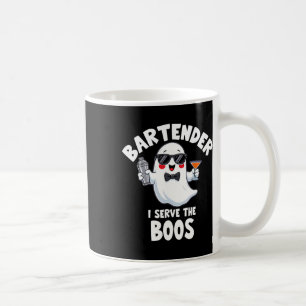 Taza De Café Traje De Halloween De Bartender Que Sirvo A Los Ho