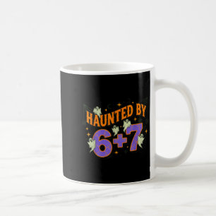 Taza De Café Traje de Halloween del meme 67 atormentado por 6-7