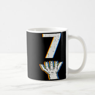 Taza De Café Traje de Halloween Número 7 Coincidente 67 Meme Ho