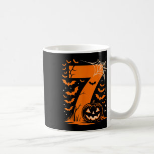 Taza De Café Traje de Halloween Número 7 Coincidente 67 Meme Ho